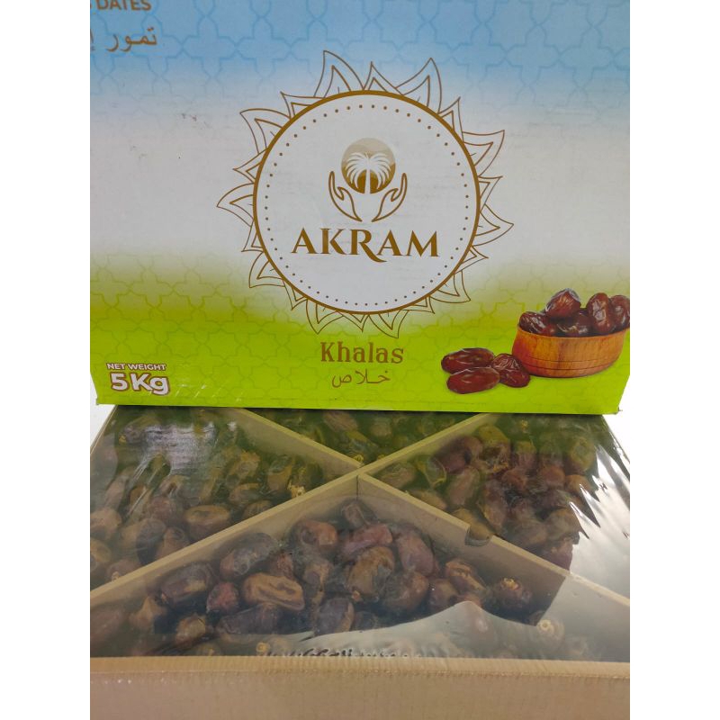 

Kurma Khalas 5 Kg I Khalas Akram