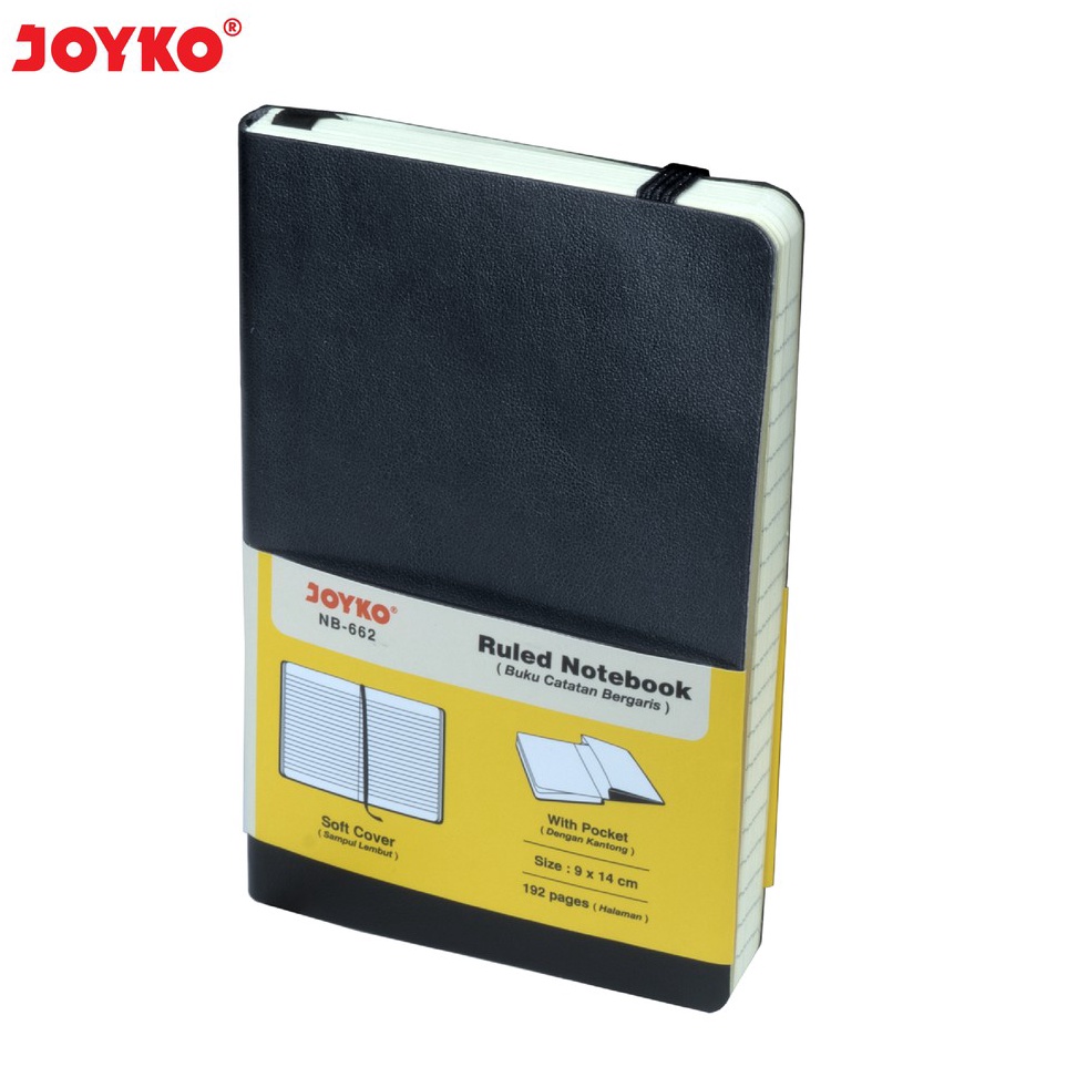 

JOYKO NOTEBOOK DIARY A6 RULED LINE SOFT COVER / BUKU CATATAN GARIS AGENDA JURNAL A6 JOYKO KECIL KULIT NOTE GARIS NB-662