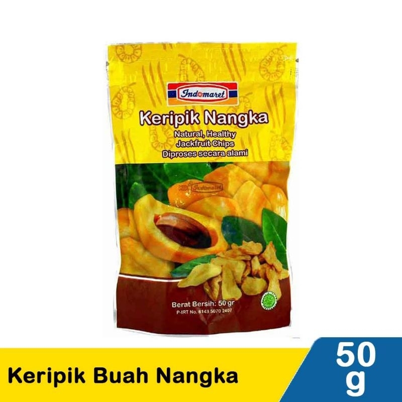 

Indomaret Keripik Buah Nangka 50G