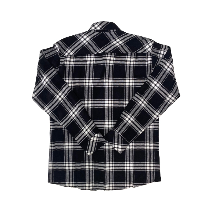 DZ/LAB KEMEJA FLANNEL BLACK AND WHITE || KEMEJA KOTAK KOTAK