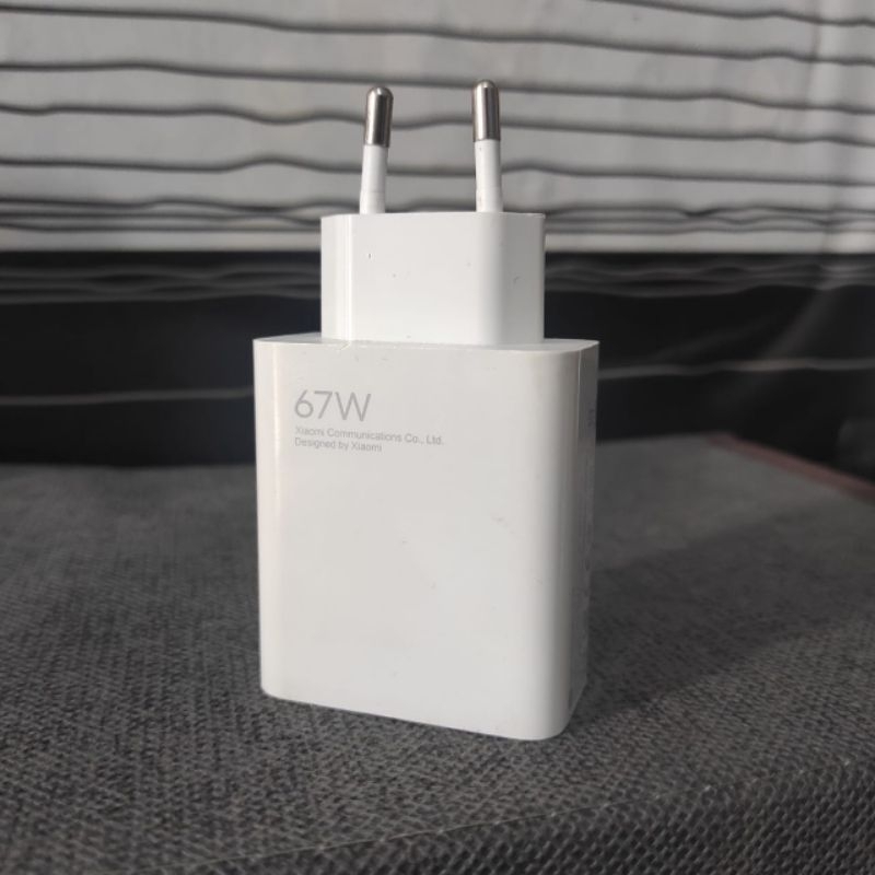 Adaptor xiaomi 67 watt 67w original copotan ( second )