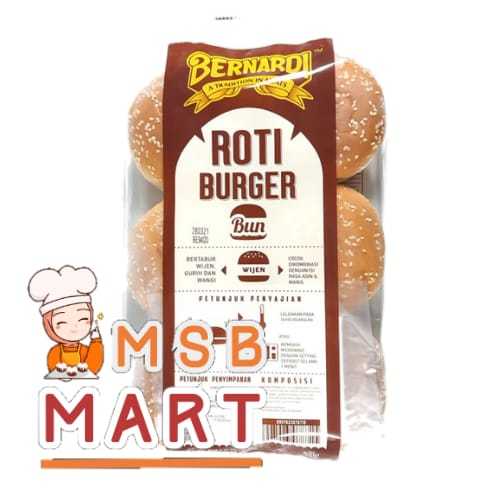 

BERNARDI ROTI BURGER WIJEN ISI 6 PCS/ ROTI BURGER