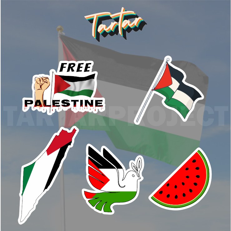 

Sticker Stiker Vinyl/Handphone/Motor/Mobil/Aesthetic - Palestine