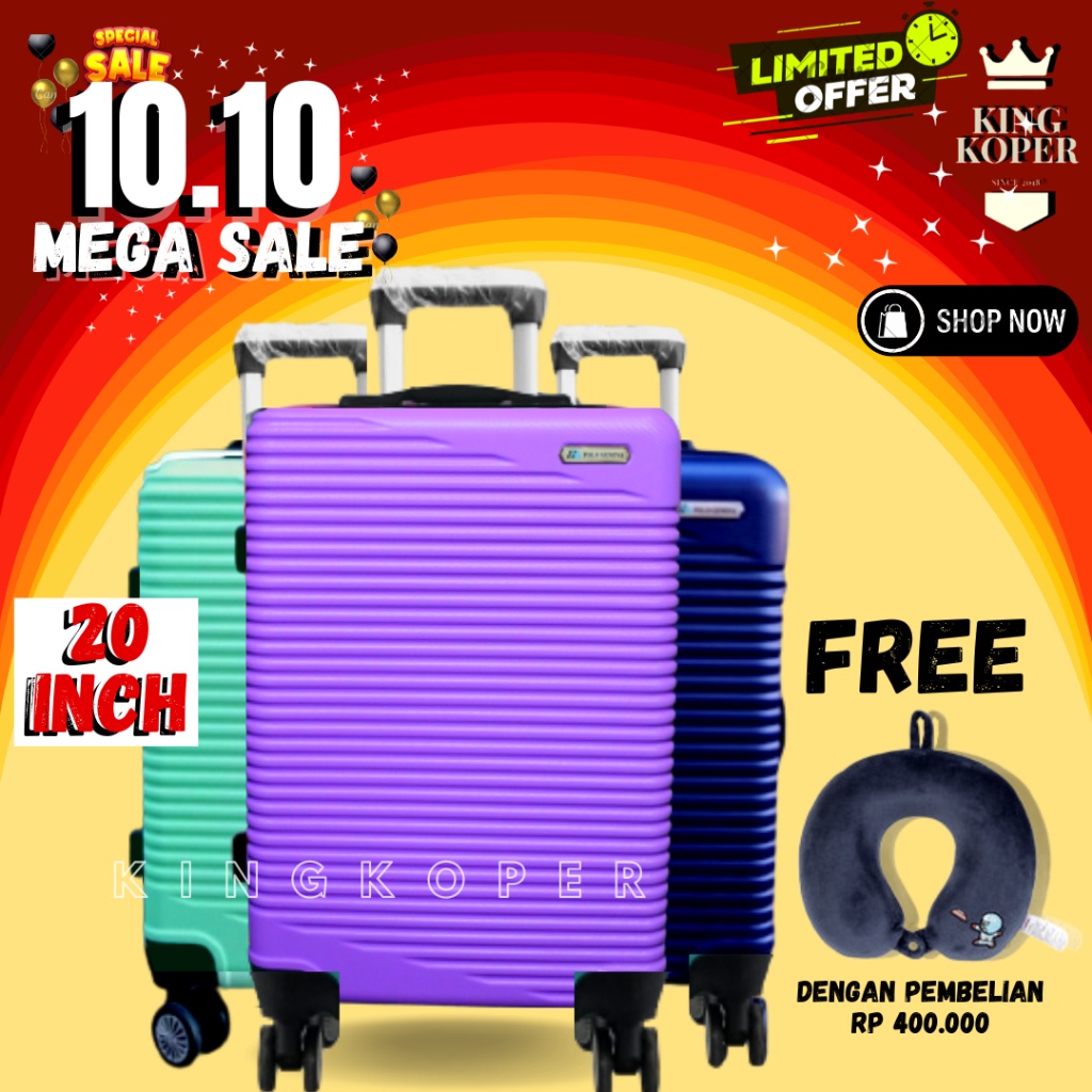 Star Koper 20 inch Polo Cavallo 6120 cabin size - koper fiber - koper import - koper murah - koper k