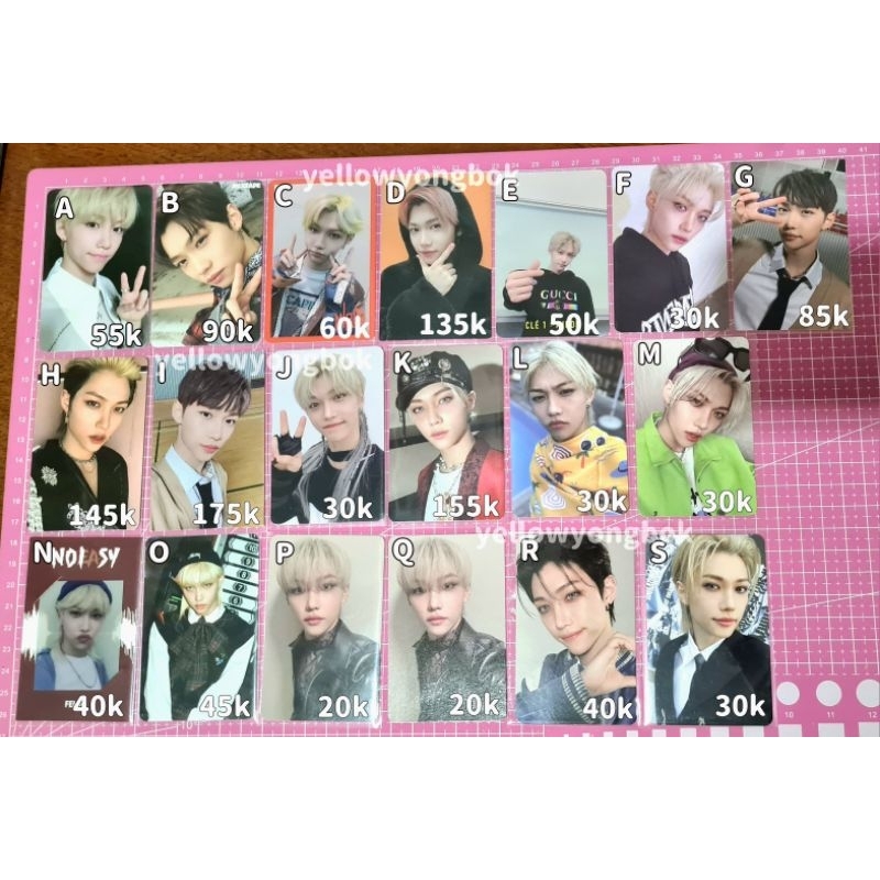 Felix Photocard PC Stray Kids SKZ yellow wood mixtape miroh go live memcop noeasy oddinary ds maxide