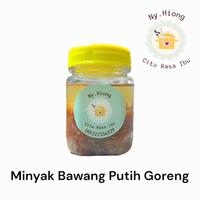 

Minyak Bawang Putih Goreng Ny.Hiong (140gr)