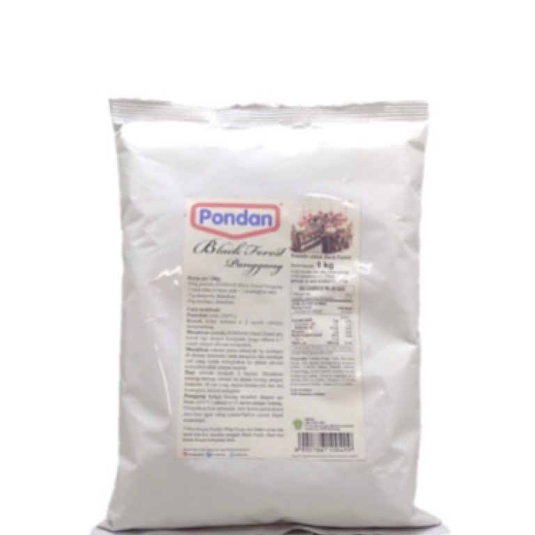 

Ready Stok!! Pondan Black Forest Tepung Premiks 1 kg pniui
