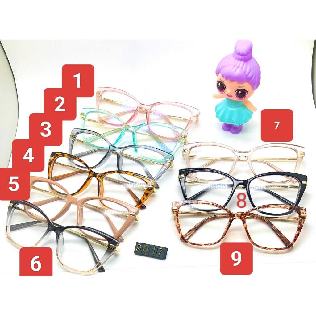 Kacamata Wanita Minus,Plus,Cylinder Frame 9017