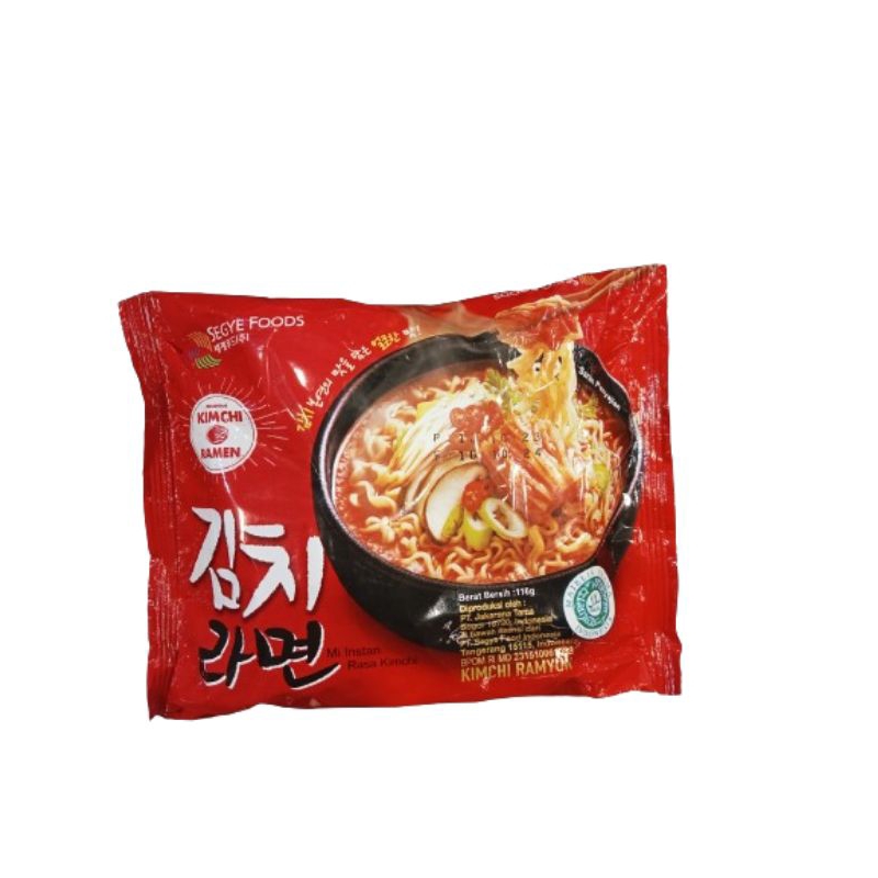 Segye Foods Kimchi Ramyun 116g | Mie Instan Korea Halal