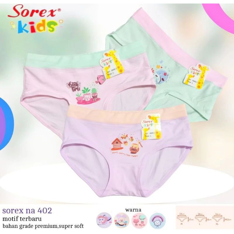 SOREX celana dalam anak perempuan