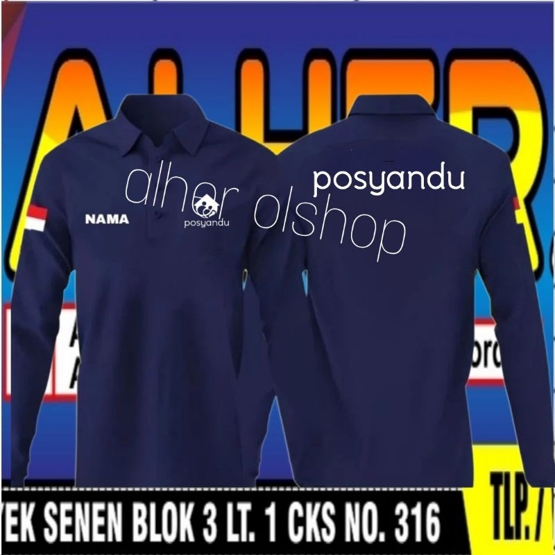 kaos posyandu baju posyandu seragam posyandu kaos kerah posyandu kaos polo posyandu baju kerja posya