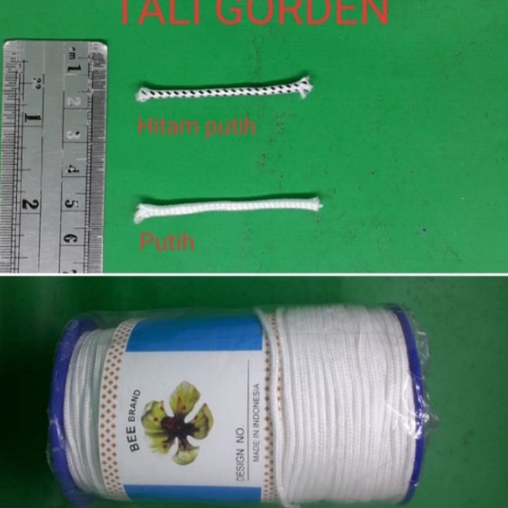 BestSeller Tali Gorden / Tali Gantungan Bingkai / Tali Cord Rel Gorden / Frame 200 METER.