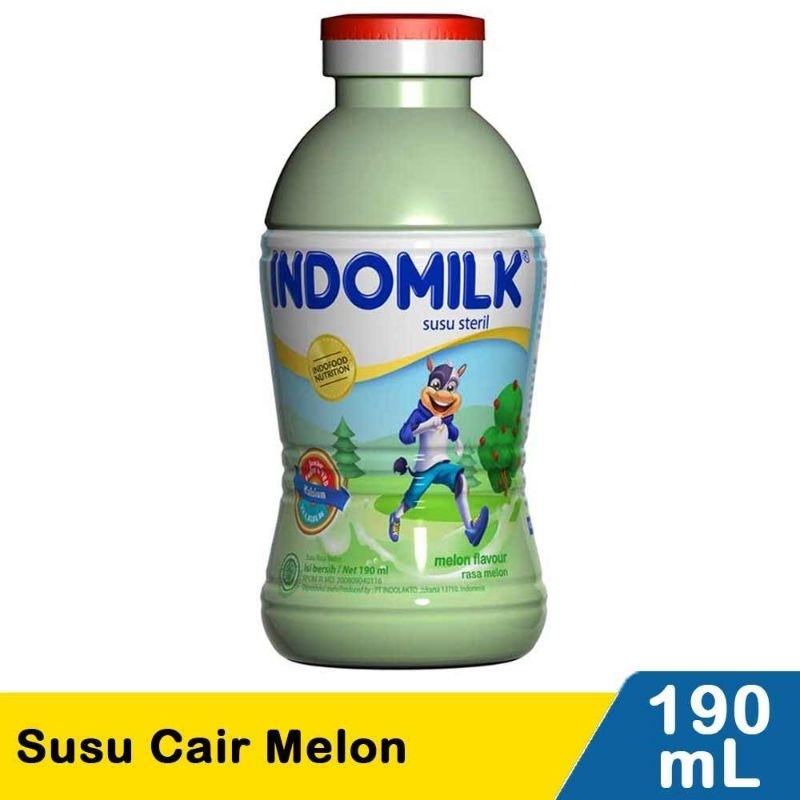 

Indomilk Susu Cair Botol Melon 190Ml