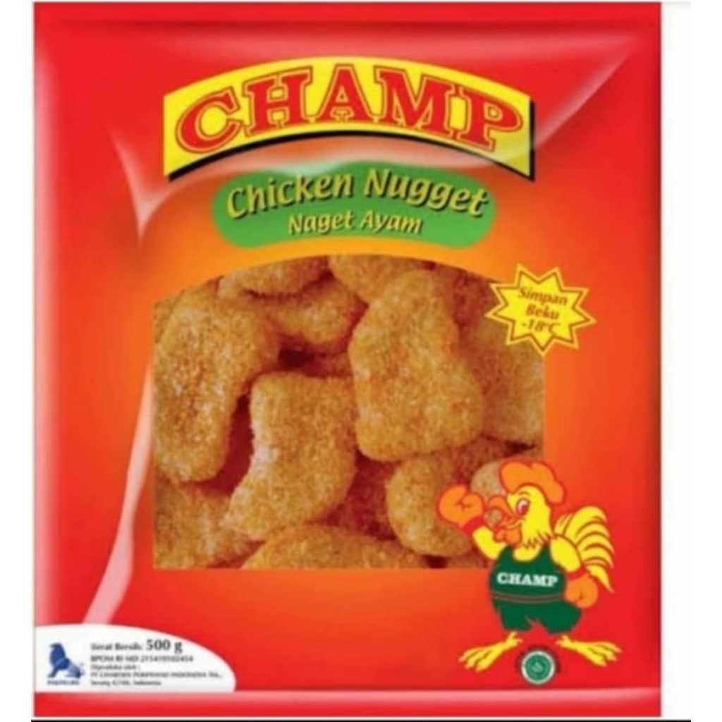 

champ chicken nugget 500gr | nuget naget ayam