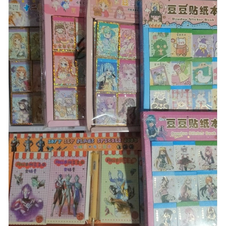 

12.12 FLASH SALE 48/36pcs 1pak Sticker Buku Mini 4x6cm buruan