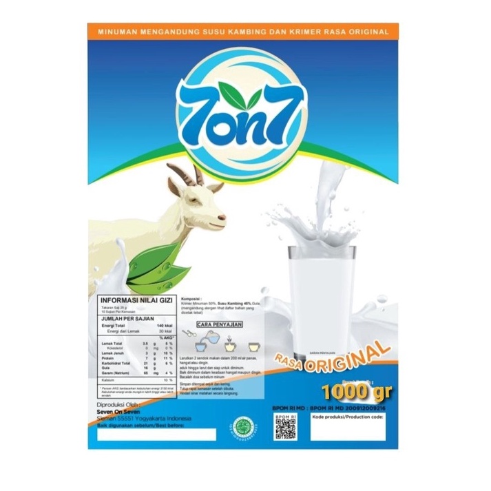 

Discount Today Susu Kambing Etawa Kemasan 1000 gr grosir