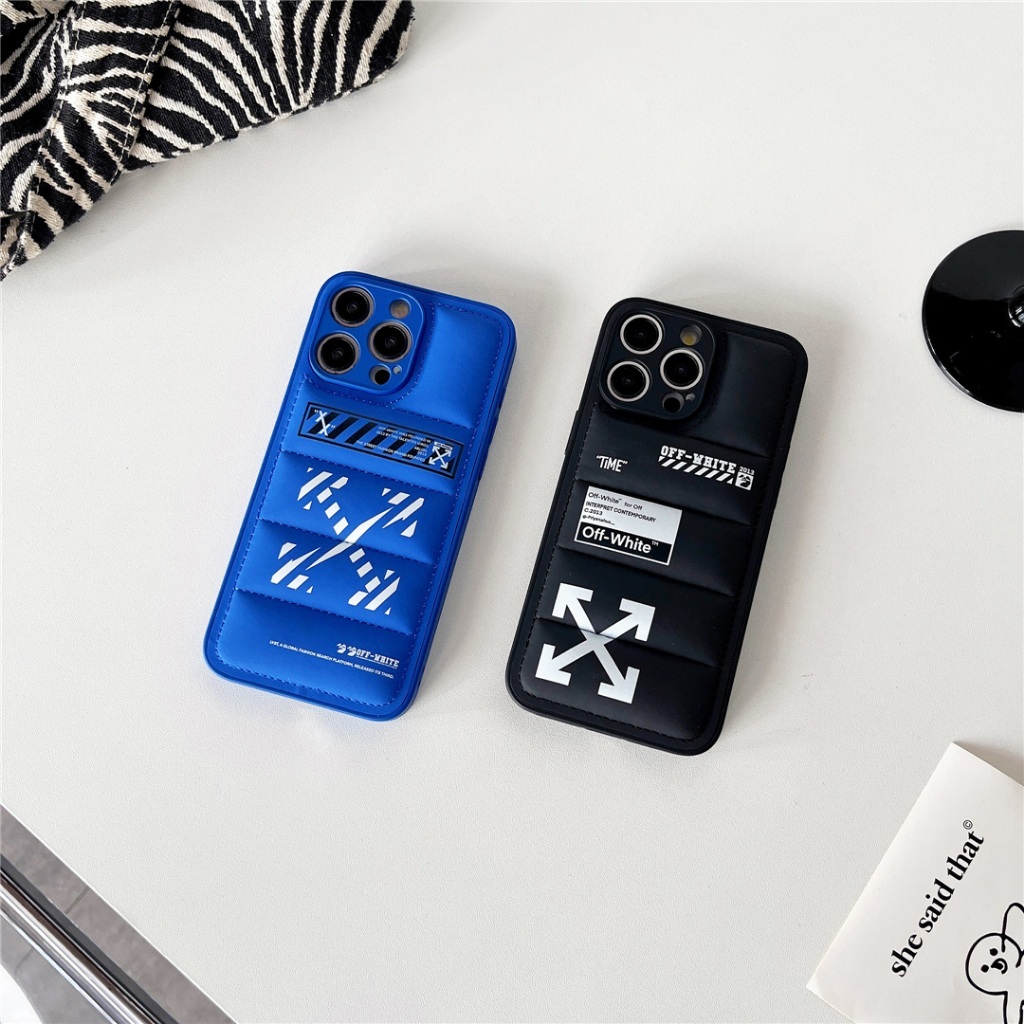 case off white puffer iphone 11 12 12 pro max 13 13 pro max 14 14 pro max 15 15 pro max