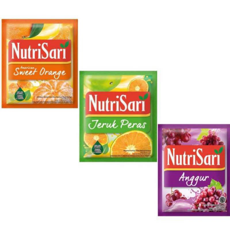 

nutrisari minuman serbuk perenceng isi 10 sachet
