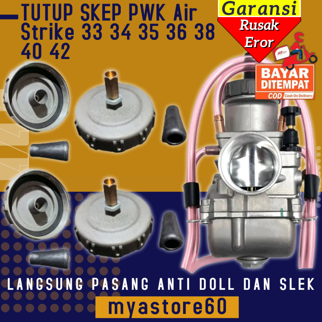 Tutup Penutup Skep Atas Karburator Karbu Carburator Carbu Karbulator PWK Airstrike 33 34 35 36 38 40