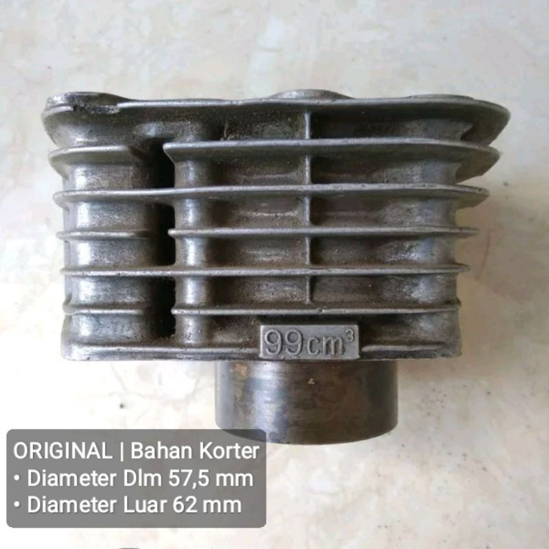 Blok Boring CB 100 CB100 Kode 99 ORIGINAL JAPAN Copotan Motor Bahan Korter 99cc 99cm 99 cc 99 cm Hon