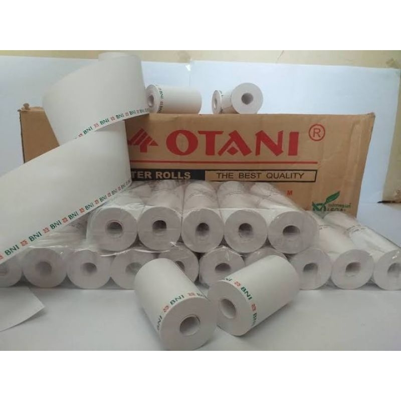 

Kertas Kasir Thermal Edc Logo BNI 57/58X40 paket hemat 100 Roll (1 dus)