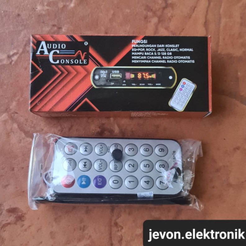 MALL Modul MP3 Bluetooth Audio Console B Player USB Remote 