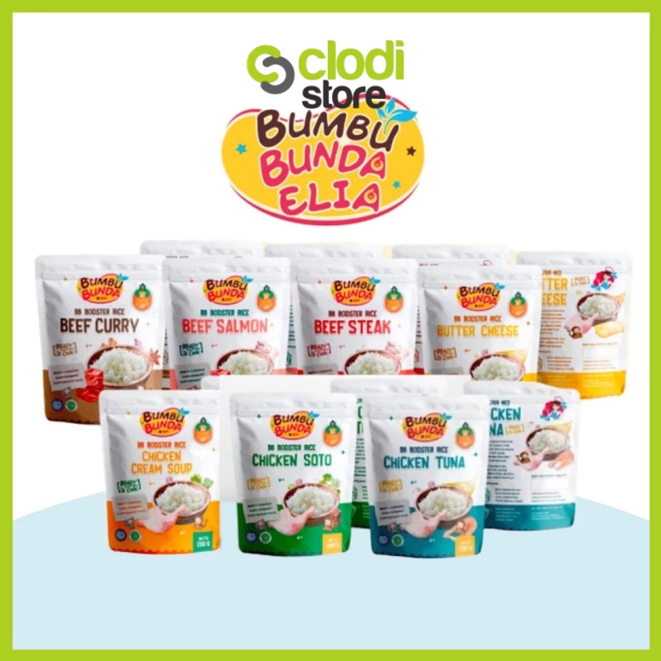 (HALAL MUI) Beras BB Booster BUMBU BUNDA Beras Organik Beras Mpasi Beras Merah Putih Slow Cooker Pen