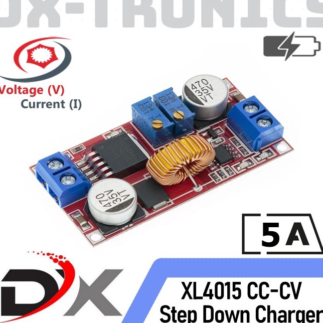 LNWX5062 [KODE 77] XL4015 DC-DC Step Down Buck Converter CC CV Adjustable Module XL 4015
