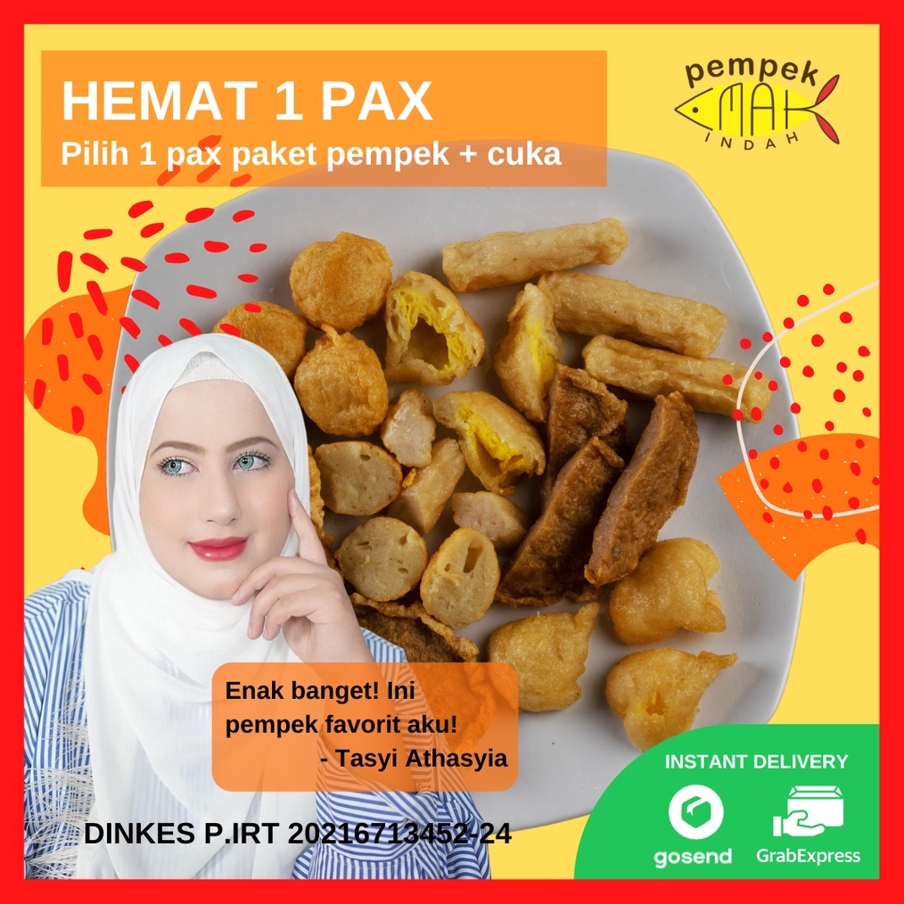 

Bisa COD PEMPEK EMAK INDAH - PEMPEK MPENAK PALEMBANG ASLI IKAN TENGGIRI - Paket 1 Pax KAPAL SELAM DAN CAMPUR murah