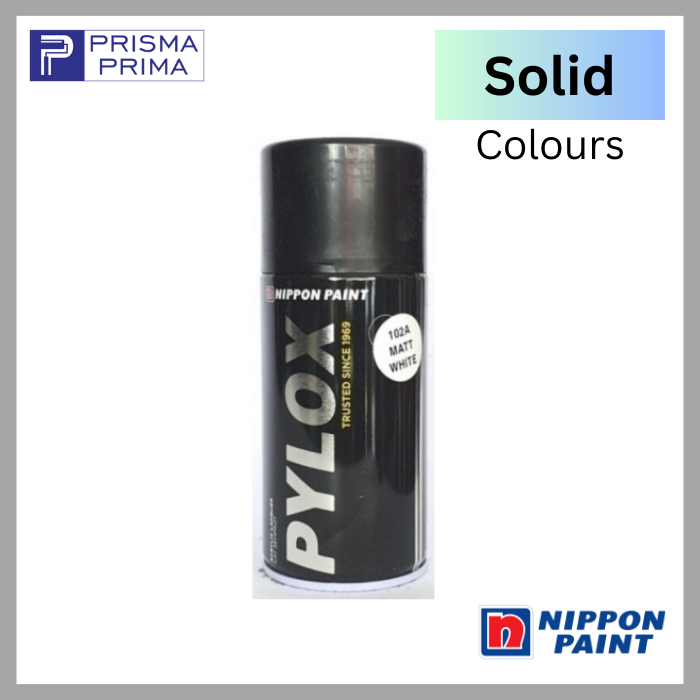 PYLOX Cat Semprot Spray Premium Nippon Paint Hitam Putih Warna