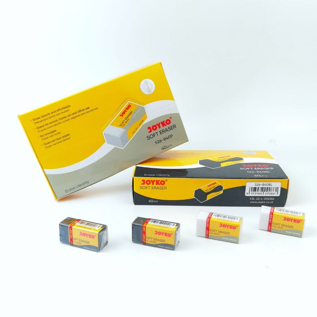 

Penghapus JOYKO Soft Eraser 526-b40BL