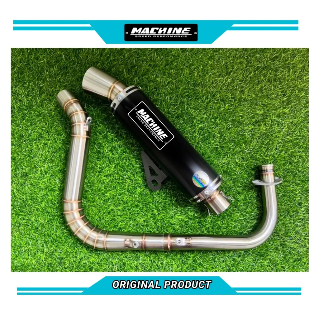KNALPOT SAMLONG BEAT VARIO AEROX MIO ORIGINAL MACHINE NDONESIA BUKAN WRC SHIJIRO