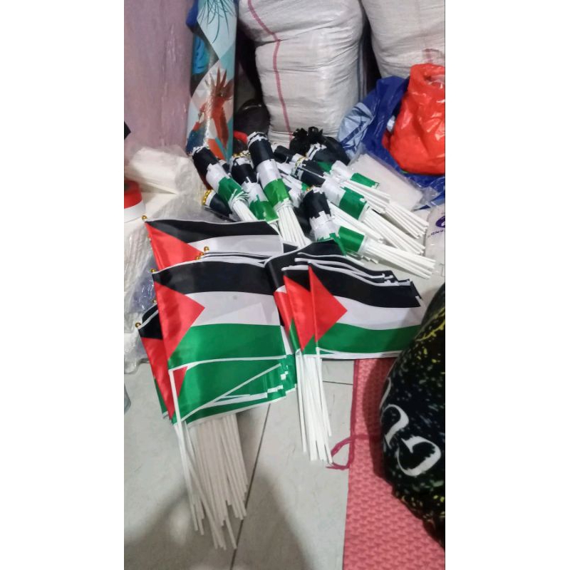 Bendera Palestina Tangan