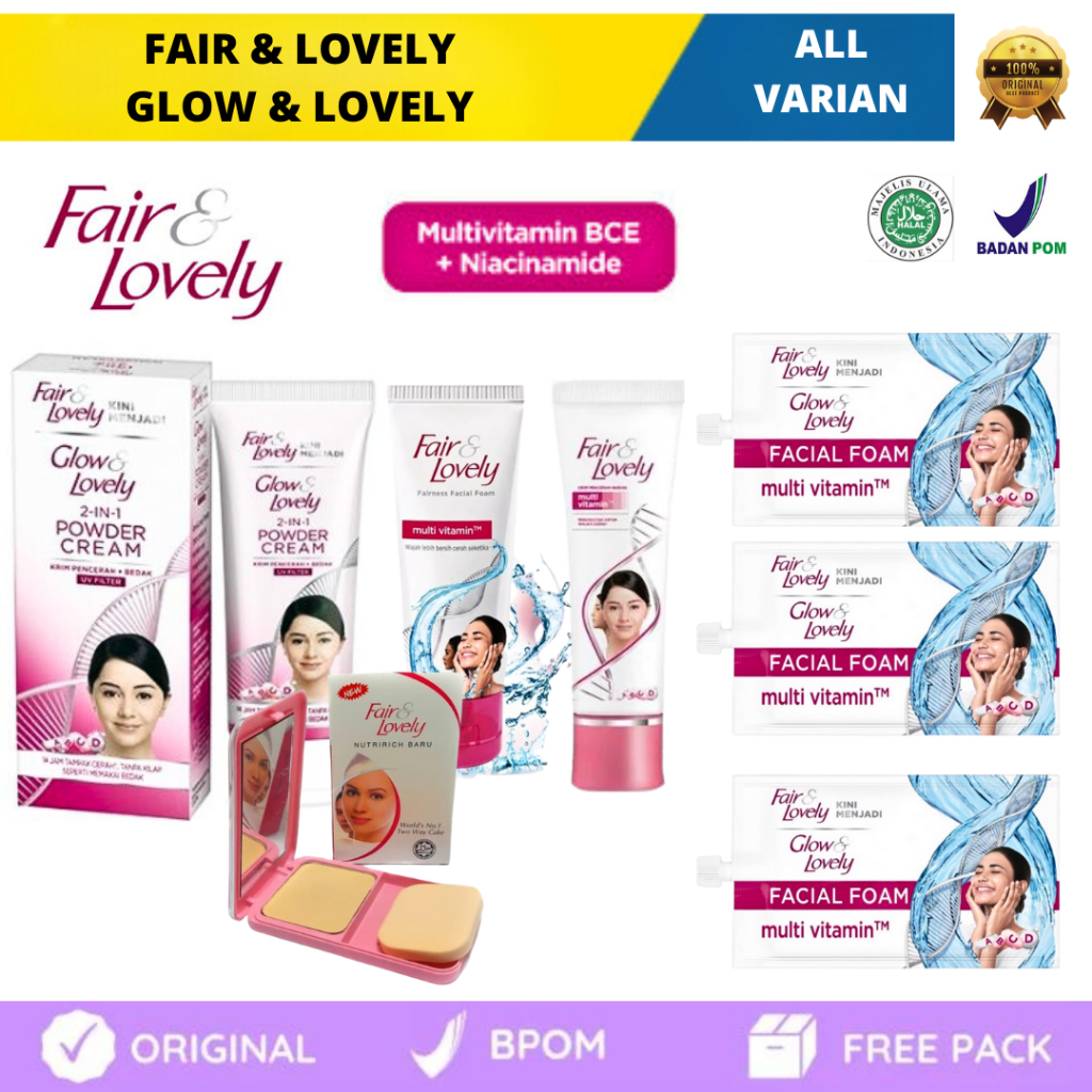 𝗤𝗨𝗘𝗘𝗡𝗖𝗢𝗦𝗠𝗘𝗧𝗜𝗖𝗦 - Glowing Skincare | Fair Lovely Facial Foam | Fair & Lovely / Glow & Lovely Multivit