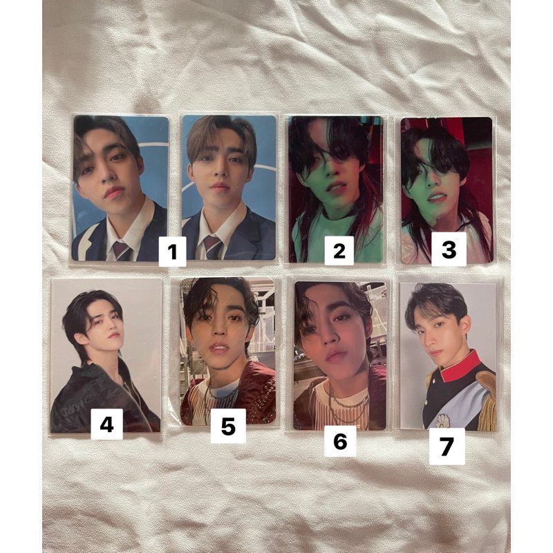 READY STOCK PHOTOCARD SCOUPS DK MINGYU SEUNGKWAN JUN SEVENTEEN OFFICIAL FTS DREAM GOMAZ