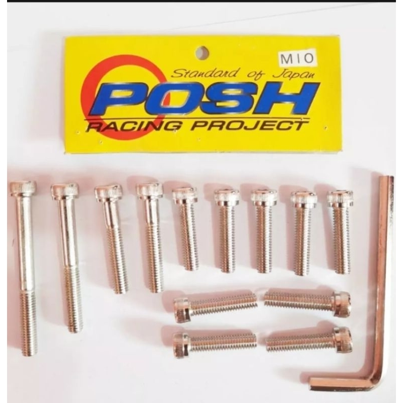 Baut Blok Mesin motor Yamaha Mio Baut Blok Mesin Mio