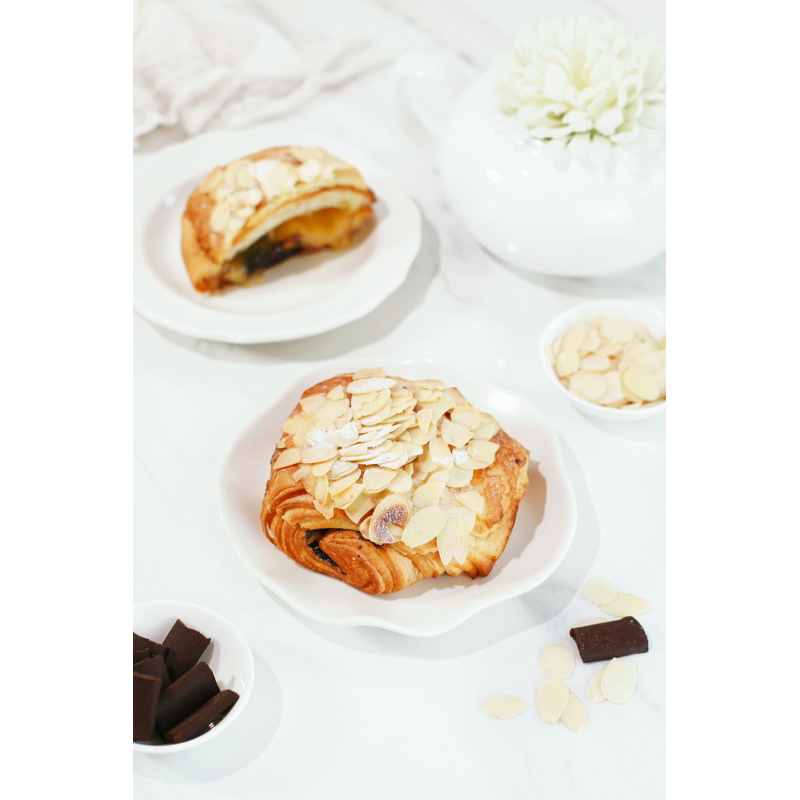 

Twice Baked Chocolate Almond Pastry Croissant