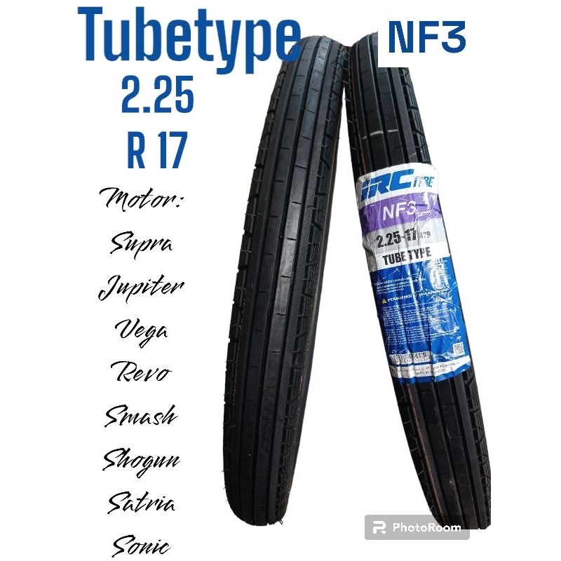 Ban Luar Ring 17 IRC 225-17 NF3 TUBE TYPE (Bukan Tubeless)