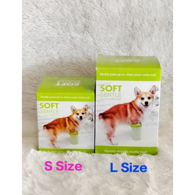 Paw Cleaner Cat Dog alat pembersih kaki anjing kucing Pet Foot Washer alat cuci telapak kaki hewan D