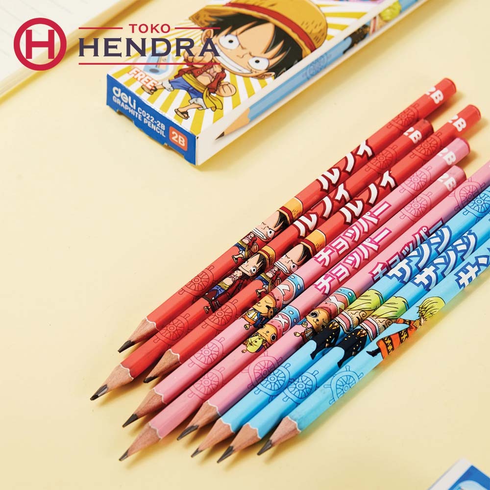 

Pensil Kayu Grafit 2B Lucu Kartun One Piece