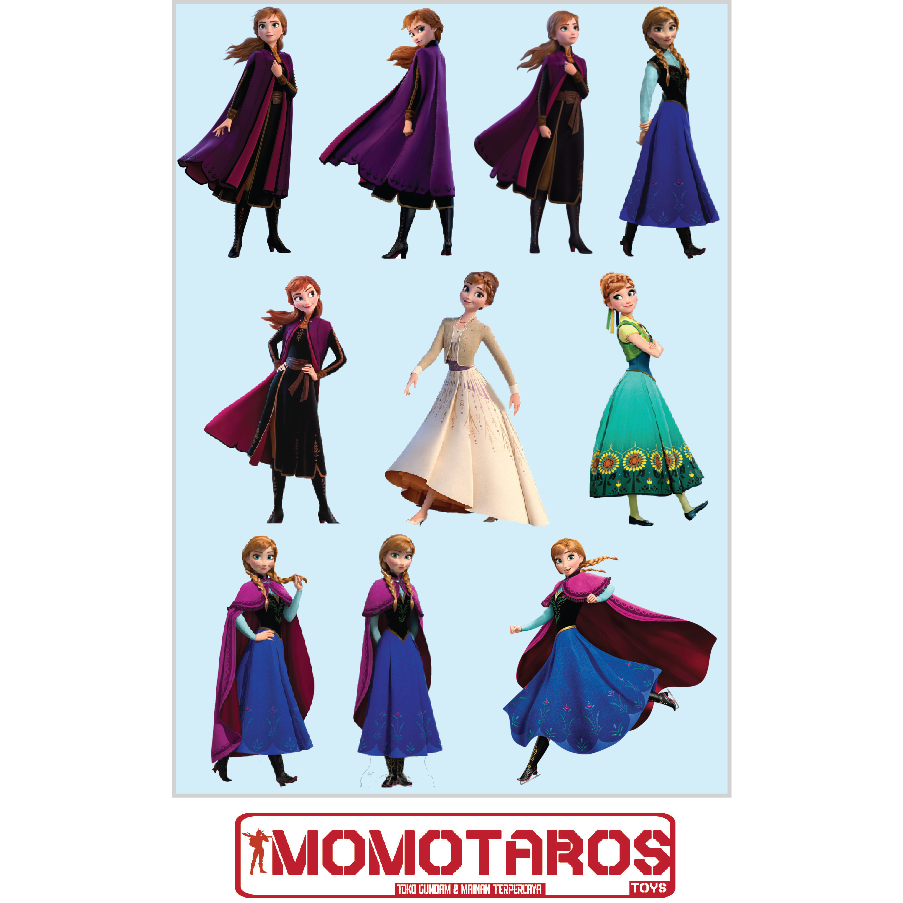 

Sticker murah antiair transparan Anna Olaf solo frozen 1 pc