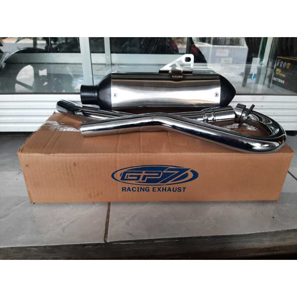 Knalpot GP7 Racing Seri X3 PNP KLX 150 & D-Tracker