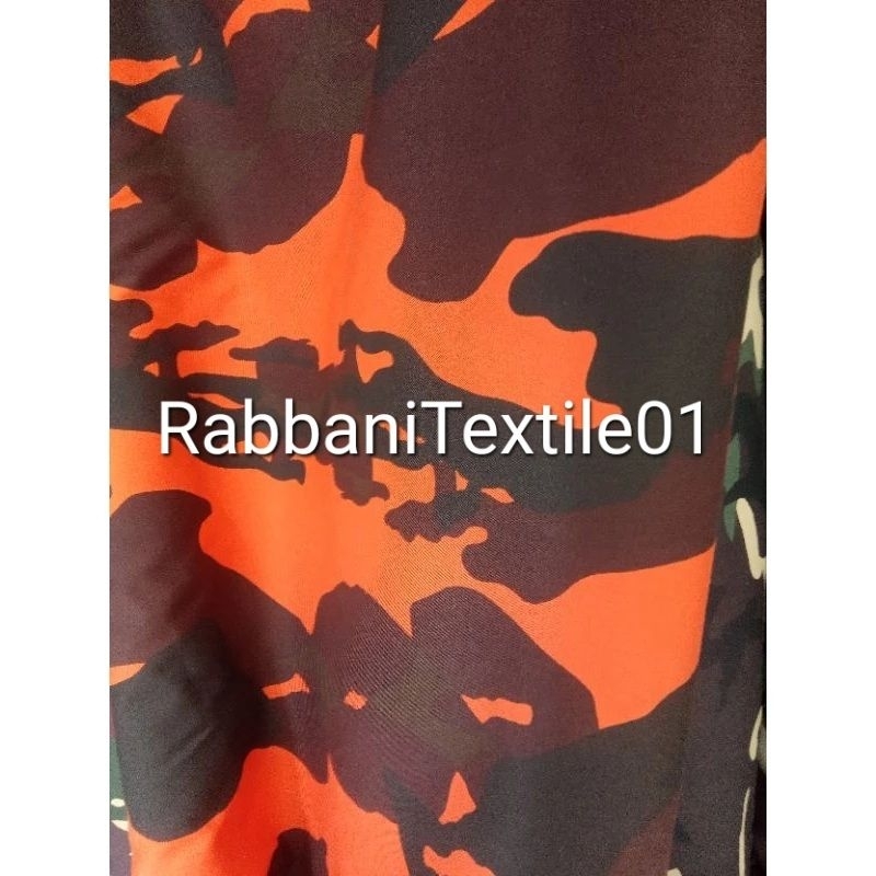 bahan kain motif loreng pemuda pancasila/pp bahan kain twill TR premium Loreng pp