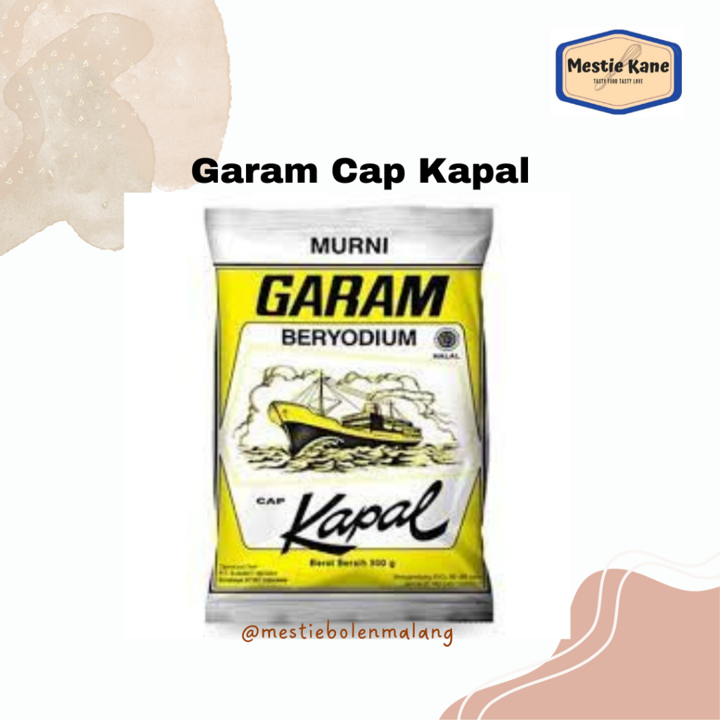 

Garam cap Kapal (beryodium) 250 gr