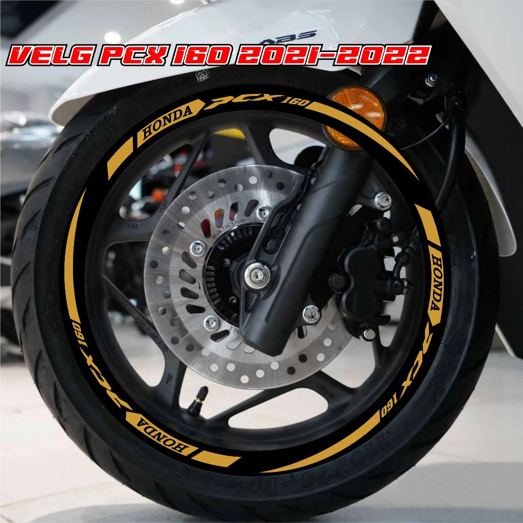 STIKER VELG PCX 160 2021-2024 ABS NON ABS