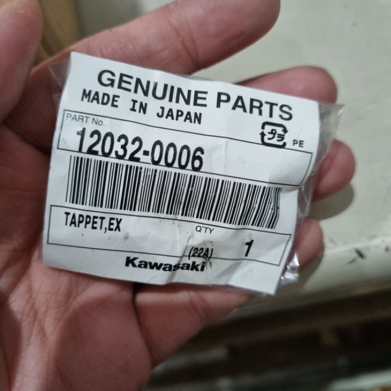 tapet topi klep kx250 ex exhaust kx 250 original