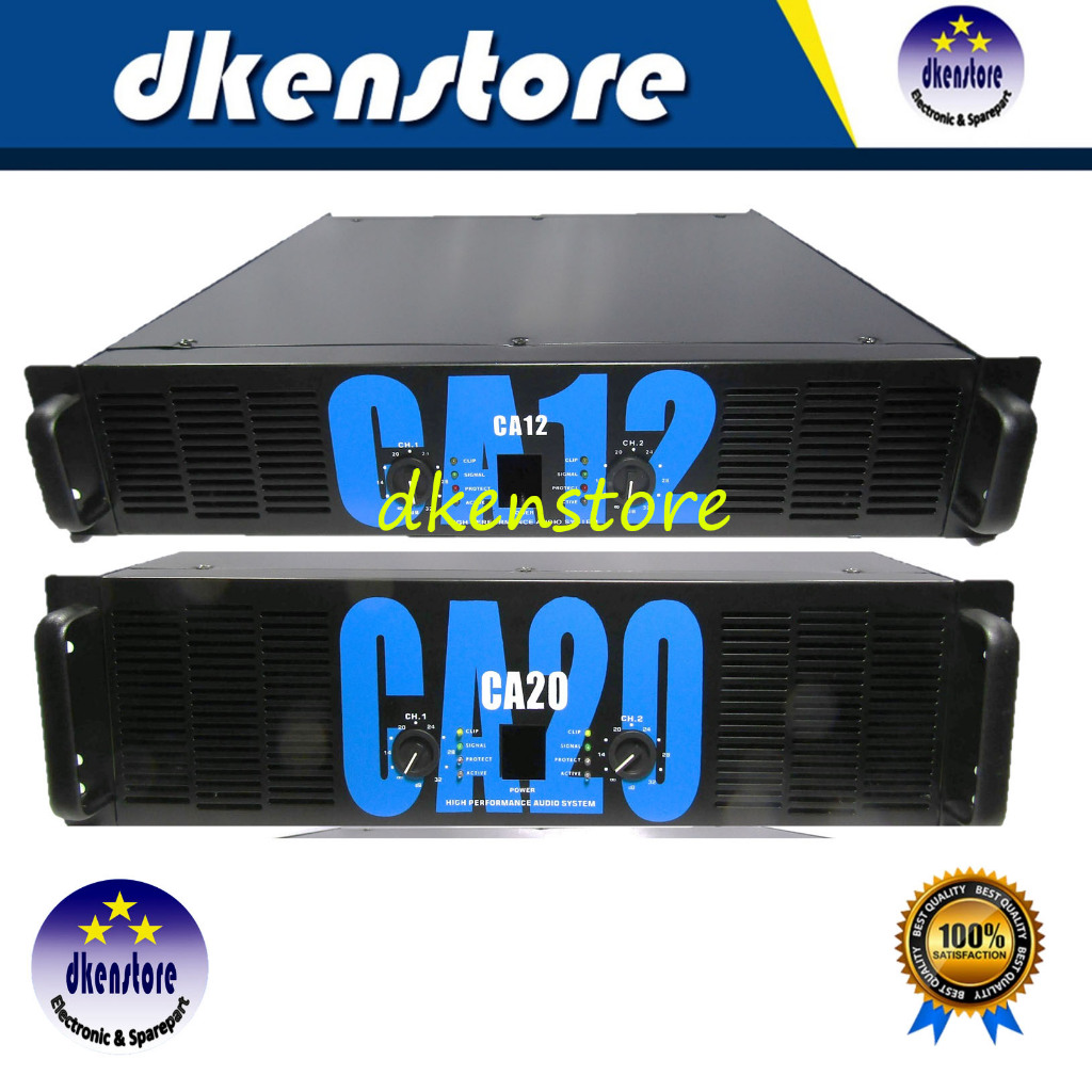 Box Power Ca20 3u plus Lampu indikator dan knop CA 20 GAS