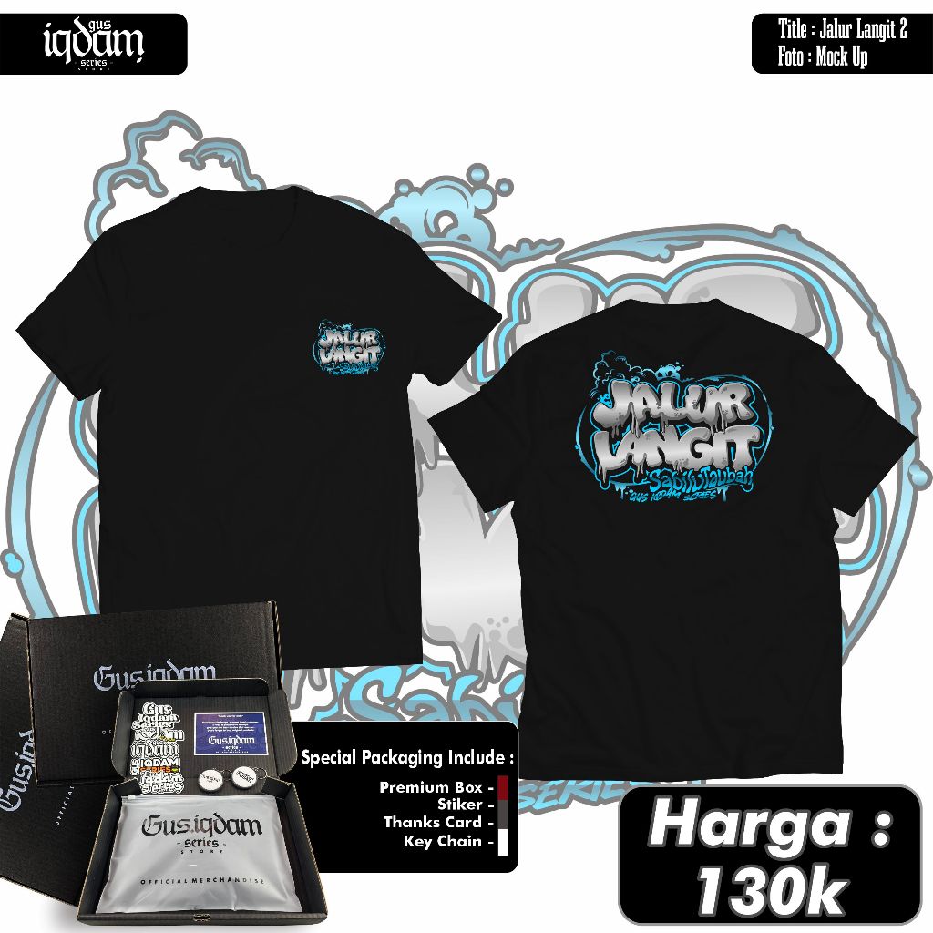 KAOS GUS IQDAM SERIES STORE - JALUR LANGIT 1 | KAOS SANTRI | KAOS NUSANTARA | KAOS VIRAL | KAOS MAIY