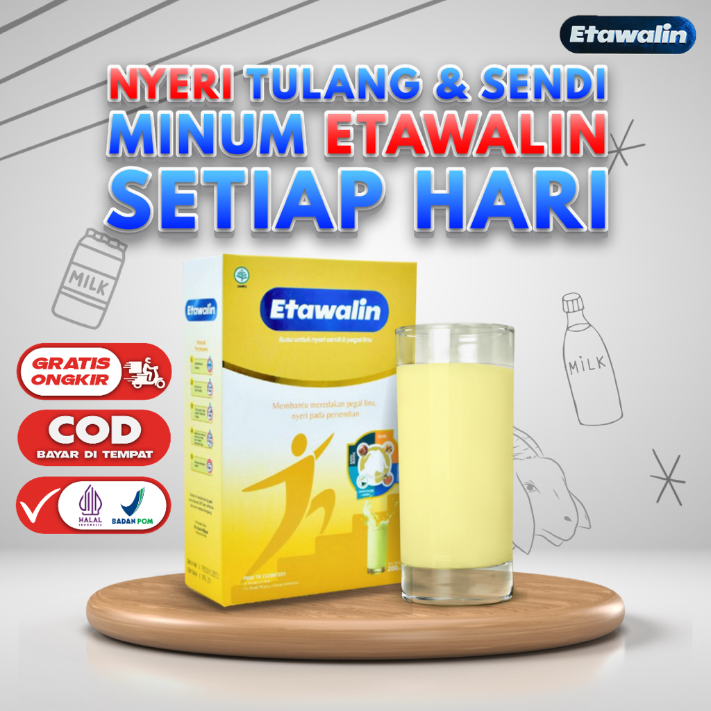 

Etawalin [Grosir] - Bantu Atasi Nyeri sendi Tulang Asam Urat Rematik Jaga Kesehatan Tulang & Sendi