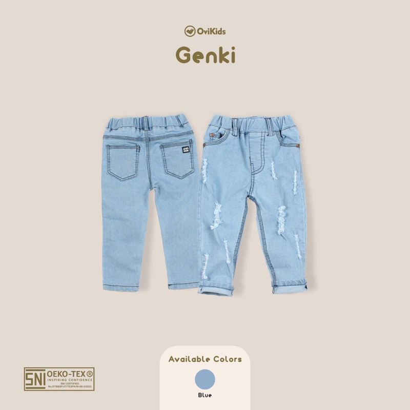 Ovi Kids - Ovikids Genki - celana panjang anak denim jeans